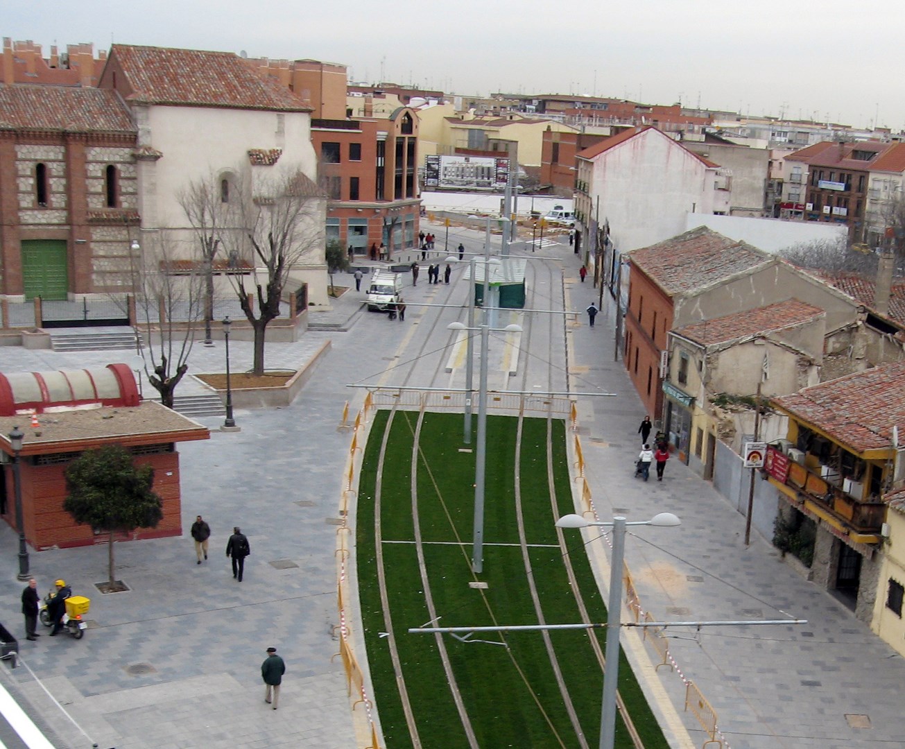 Calle Real en la actualidad, transformada en una calle peatonal