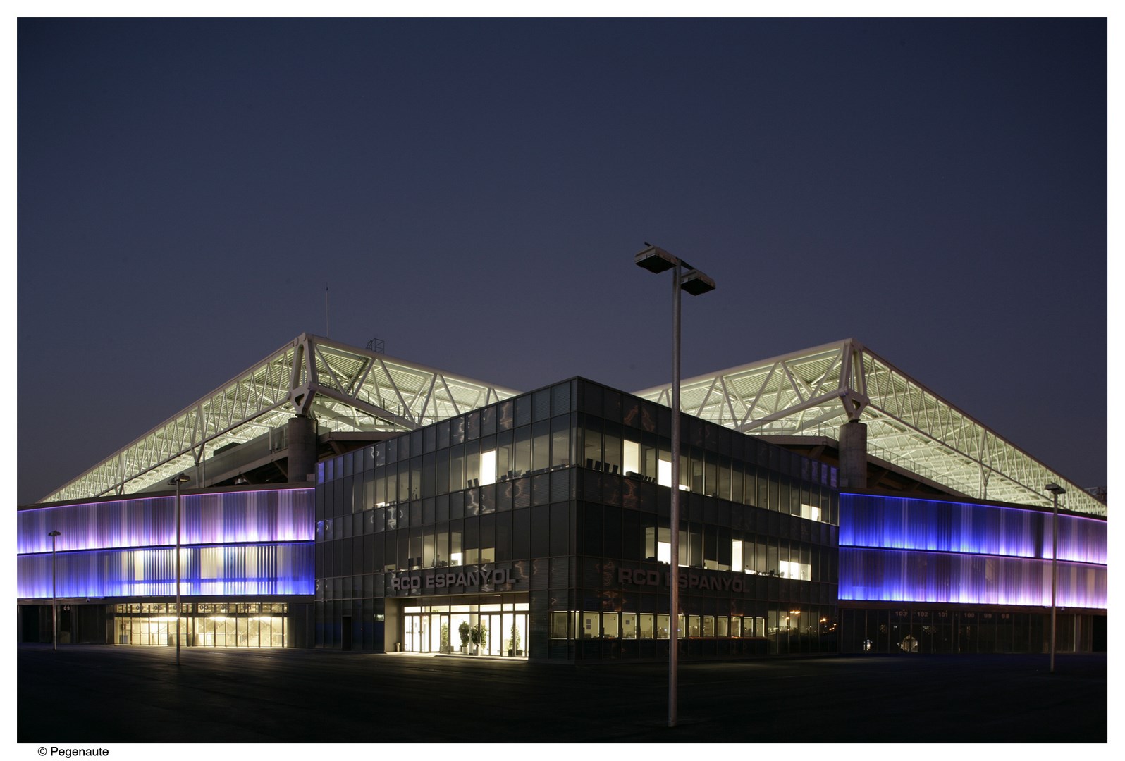 Outside RCD Espanyol Stadium, Barcelona