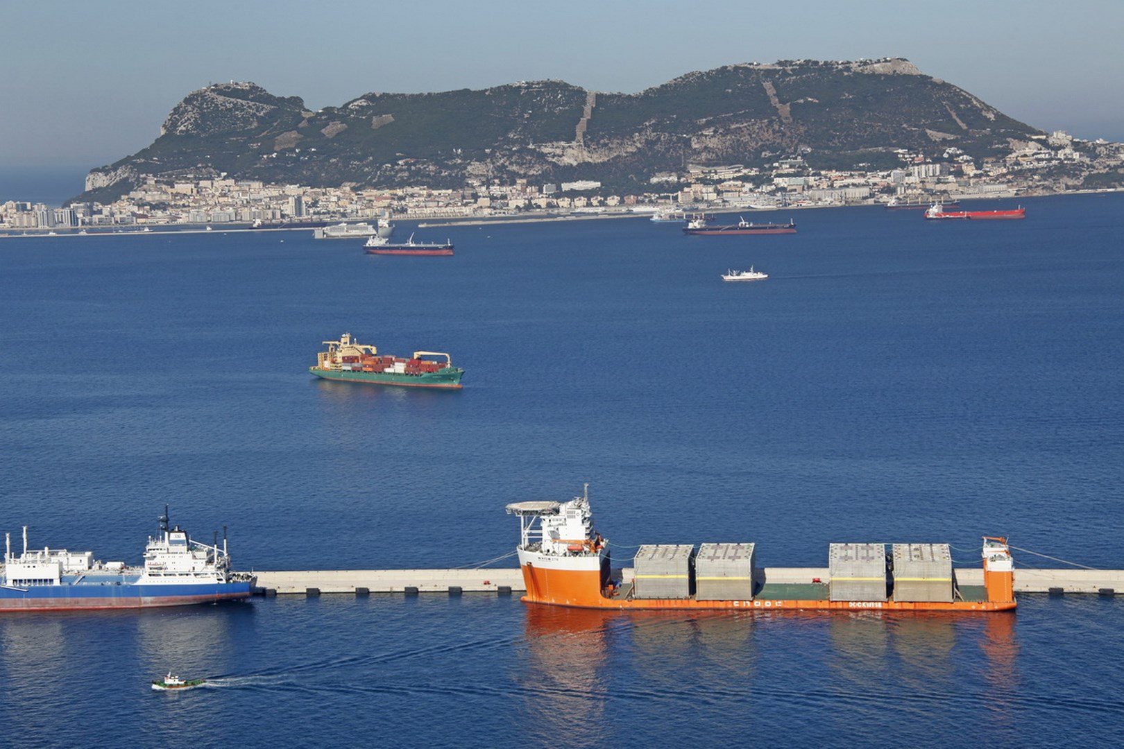 Second caisson cargo in Algeciras