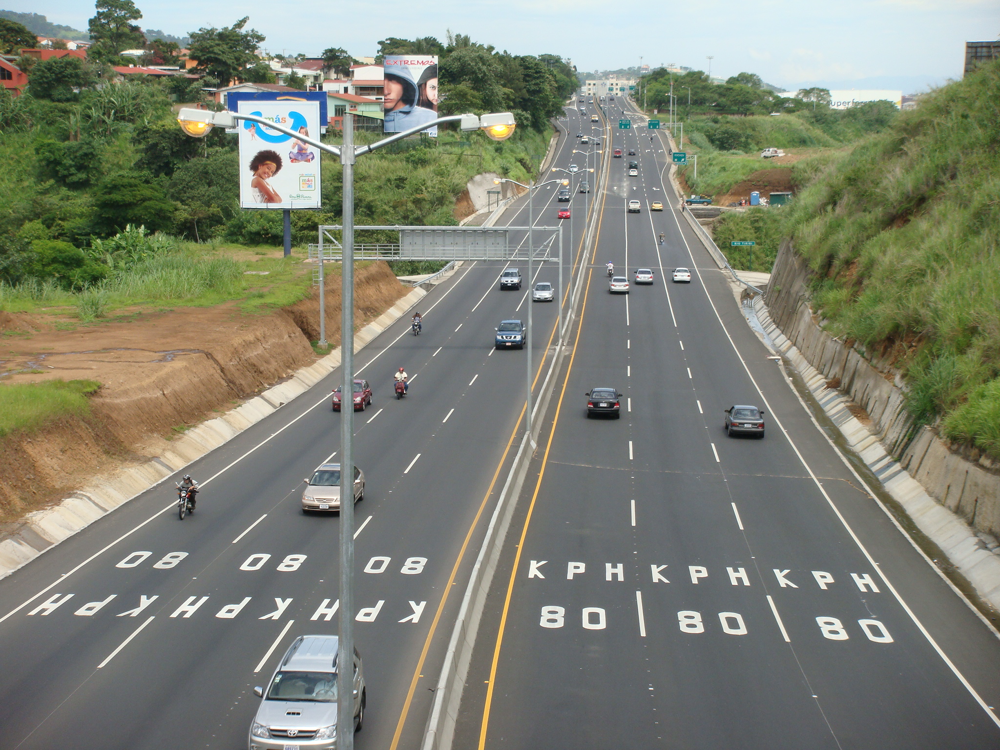 vista aérea Autopista San José Caldera