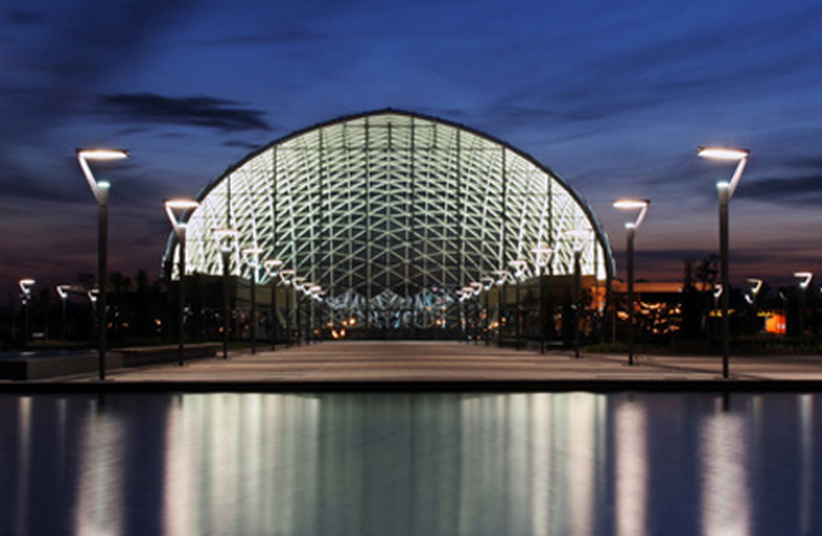 Feria de Valencia de noche