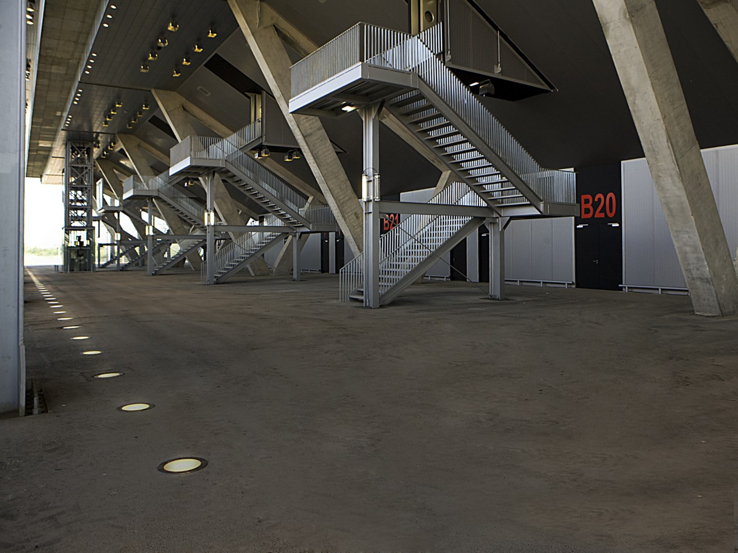 Escaleras de acceso