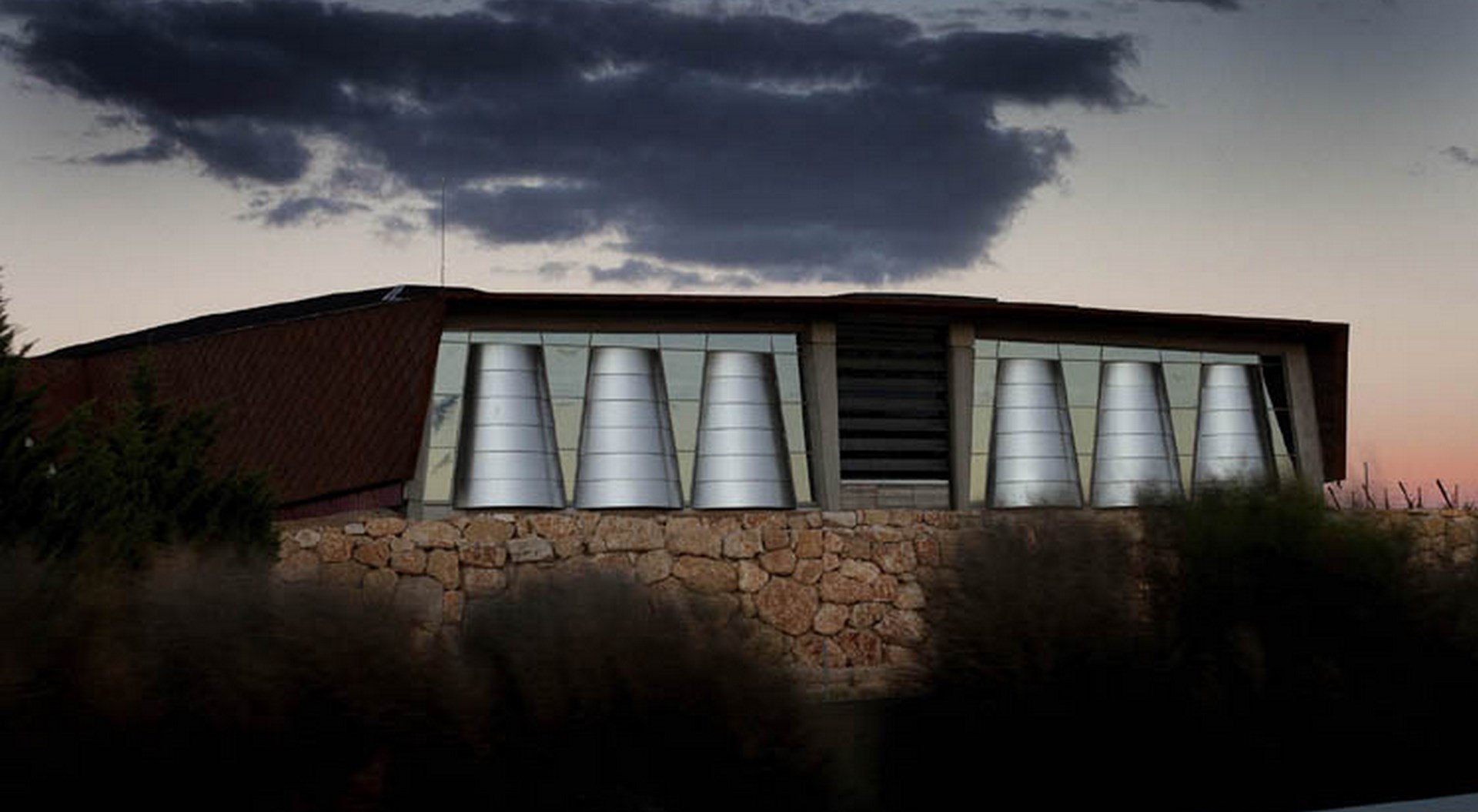 Exterior view of Bodegas Portia