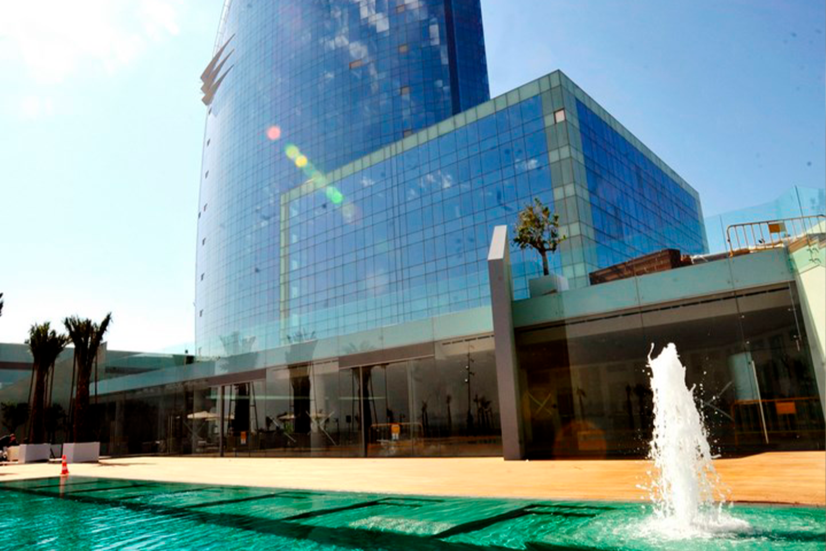 View from the swimming pool