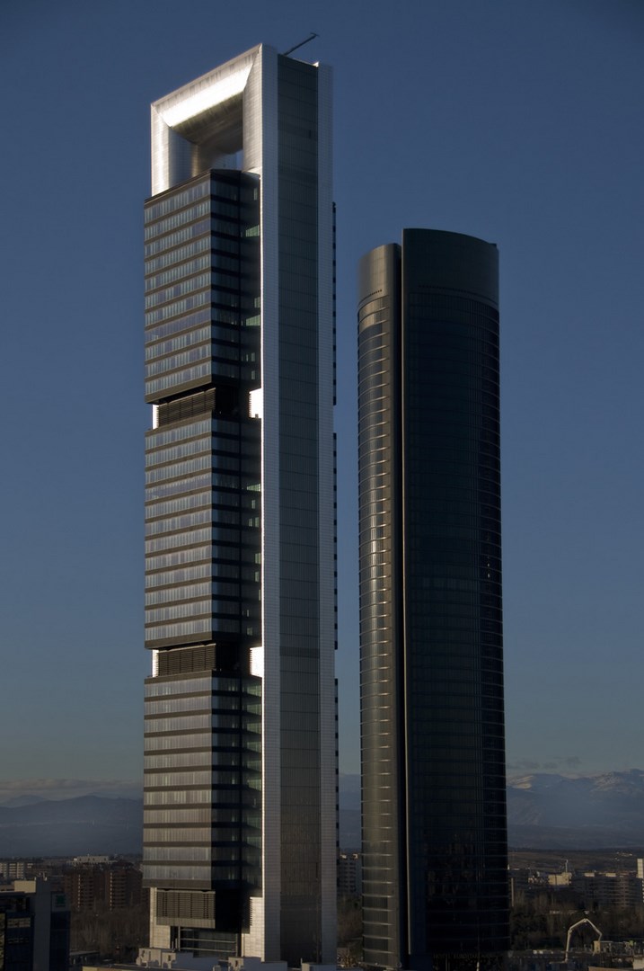 Las torres visión de noche