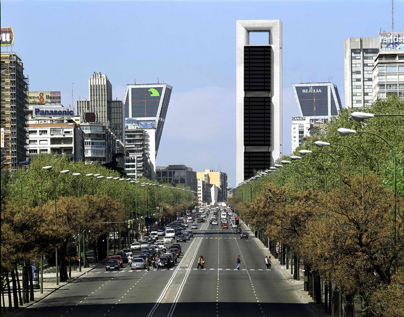 Vista desde la Castellana