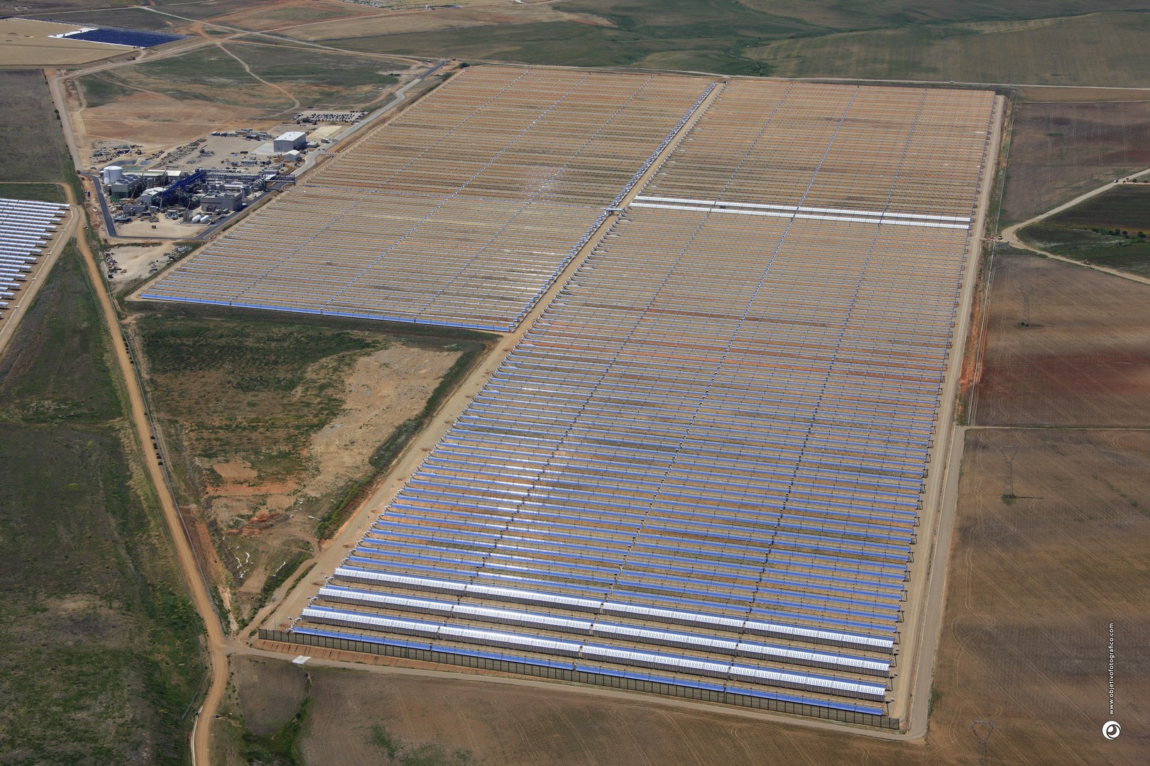 Heliostat farm