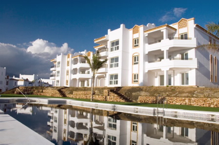 Vista exterior de la urbanización de El Toyo en Almería