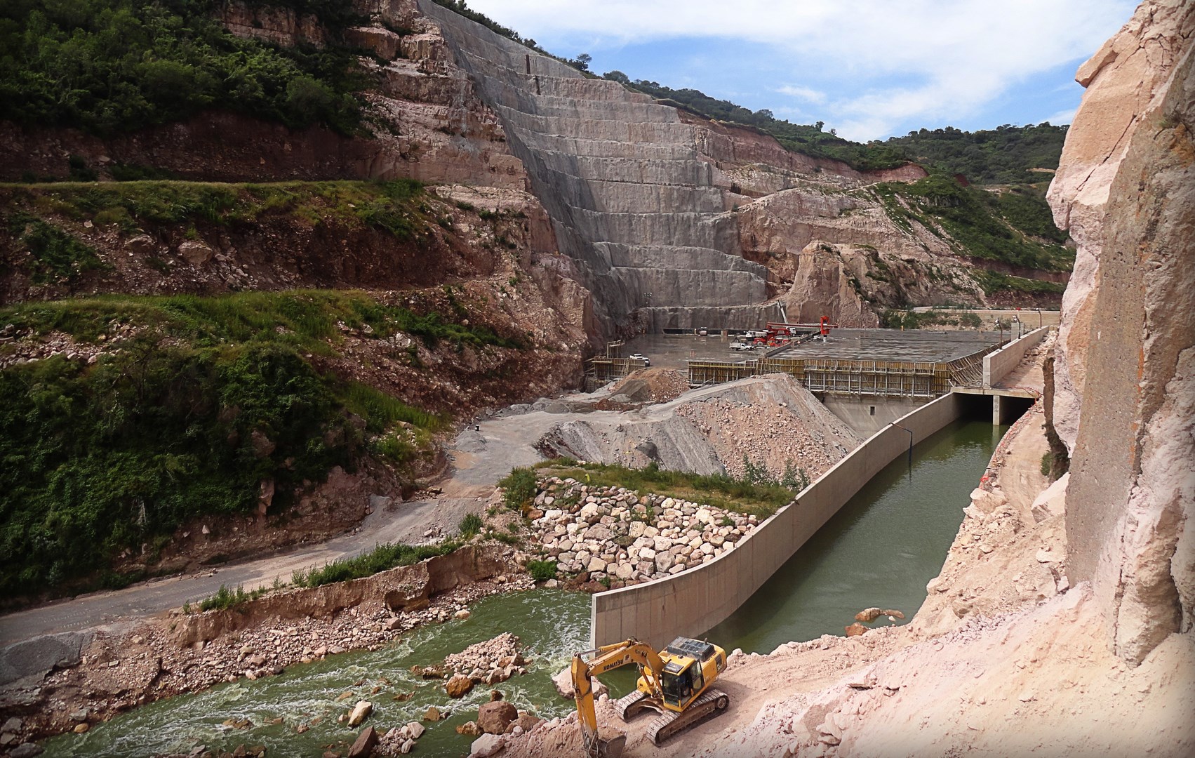 Construcción Presa de El zapotillo