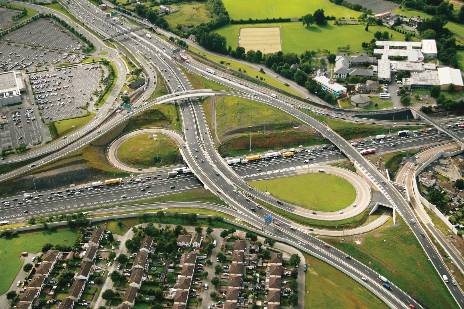Construcción autopista de la M-50