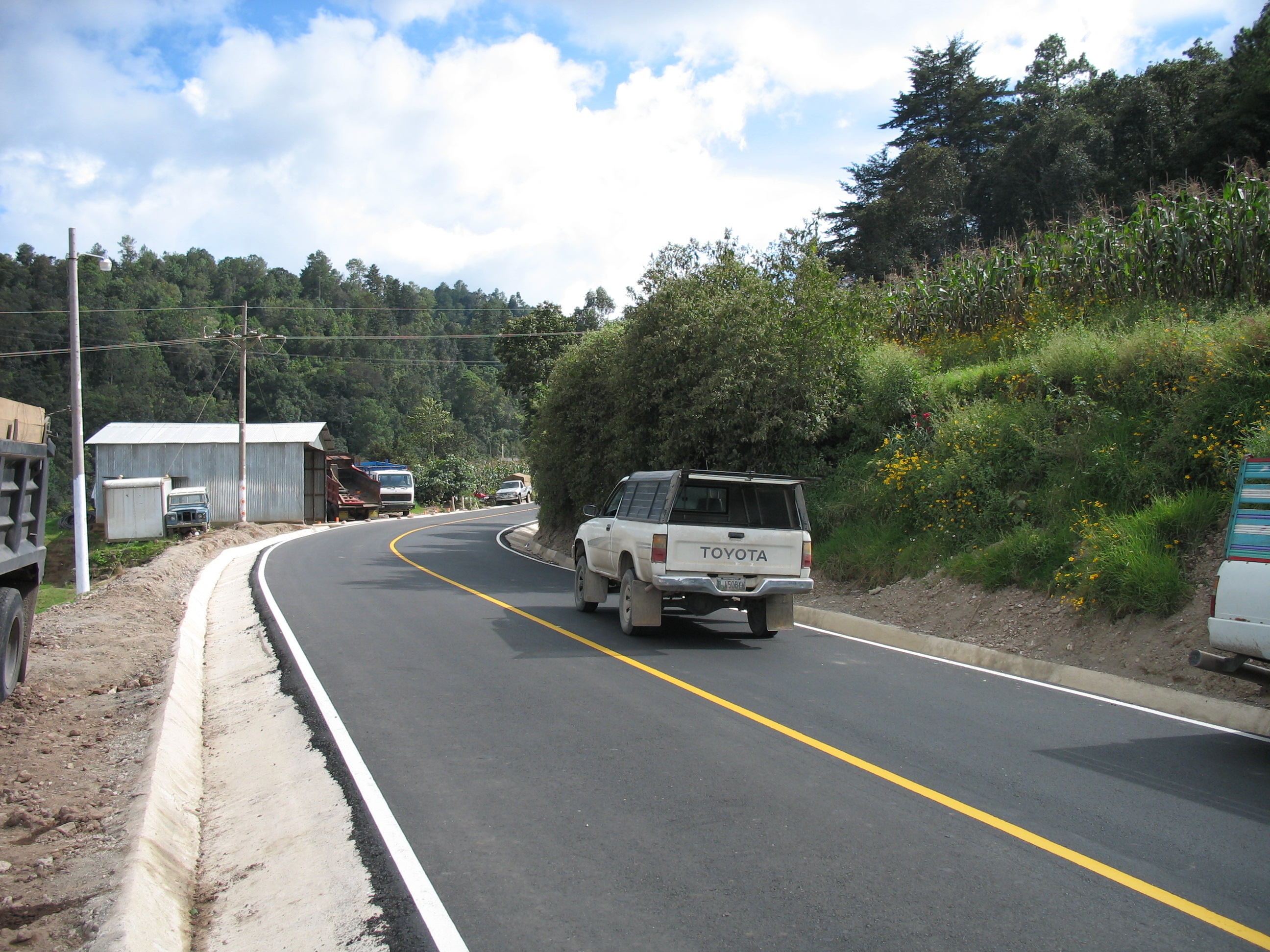 National Route 12. Works in service