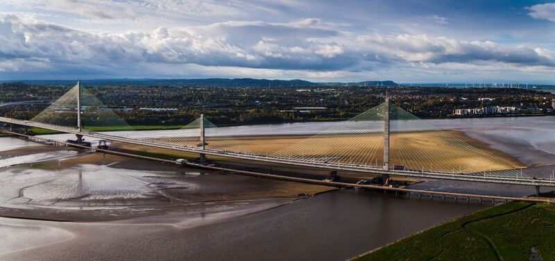 vista aérea Puente de Mersey