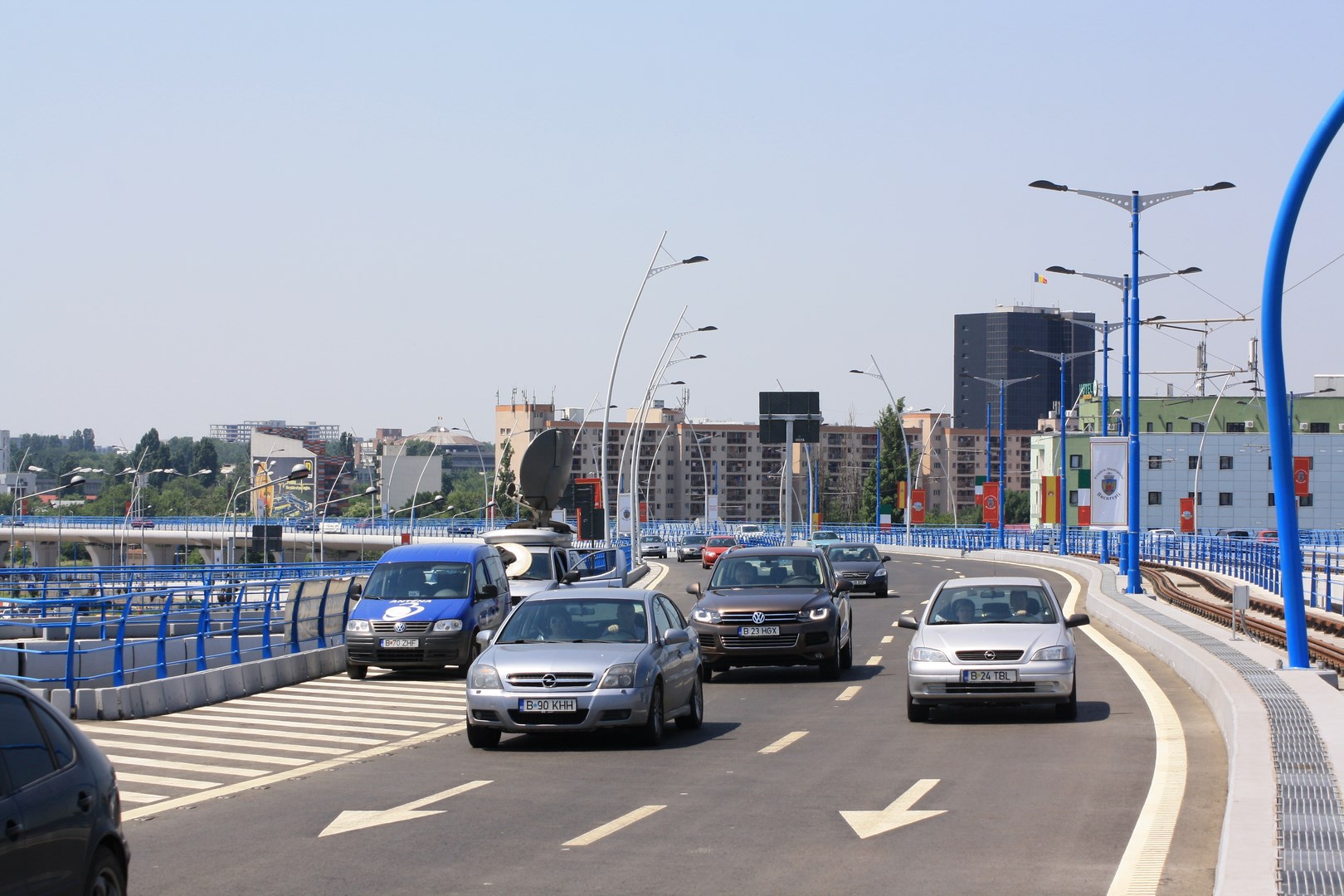 Viaducto Basarab tráfico rodado