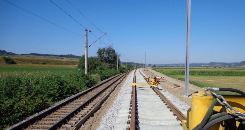 Tramos ferroviarios en Rumanía
