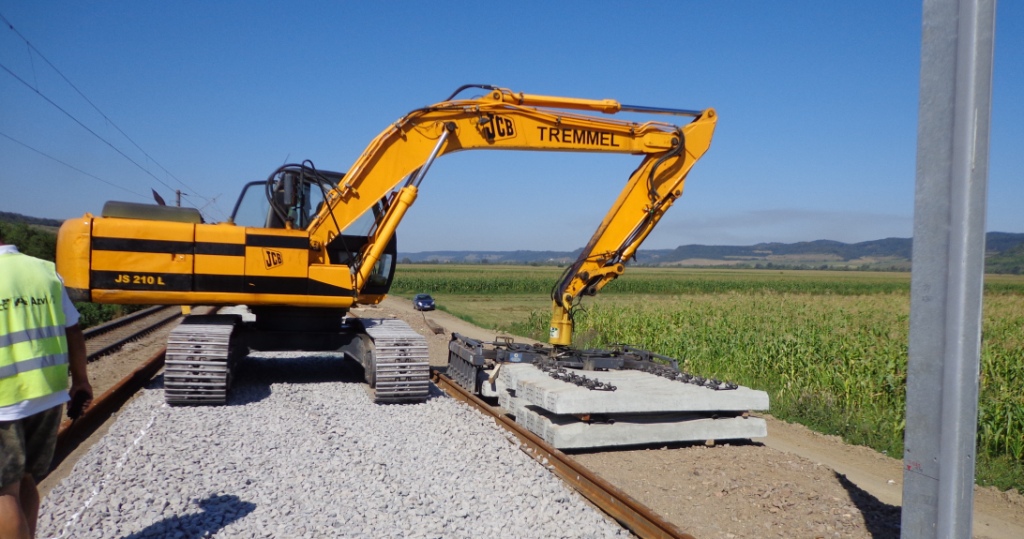 Tramos ferroviarios en Rumanía