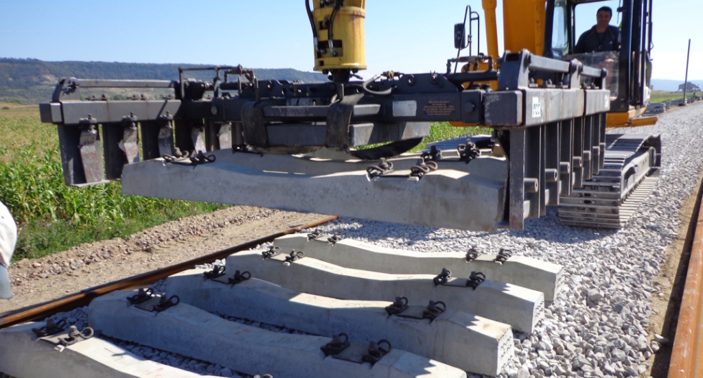 Tramos ferroviarios en Rumanía