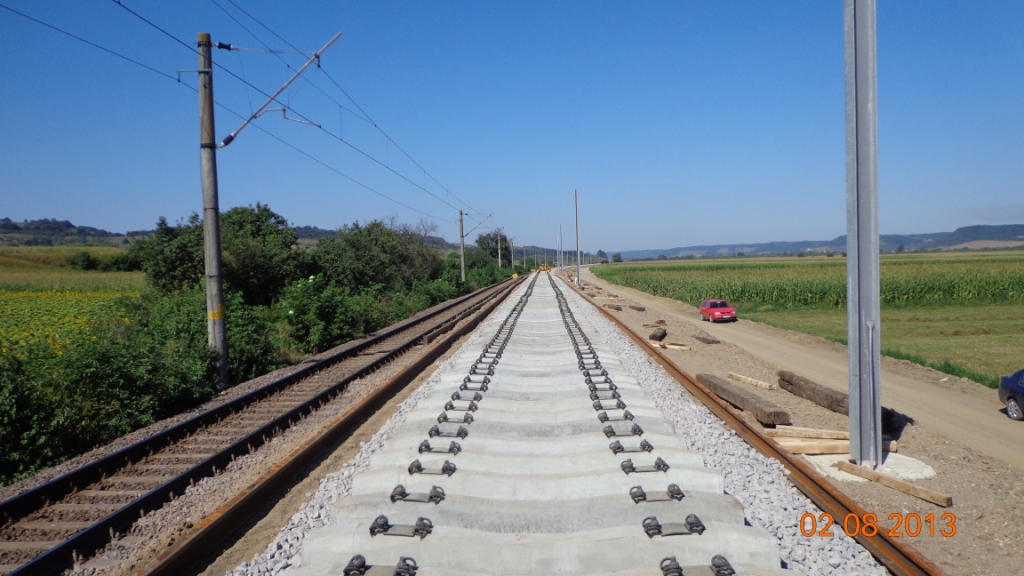 Tramos ferroviarios en Rumanía