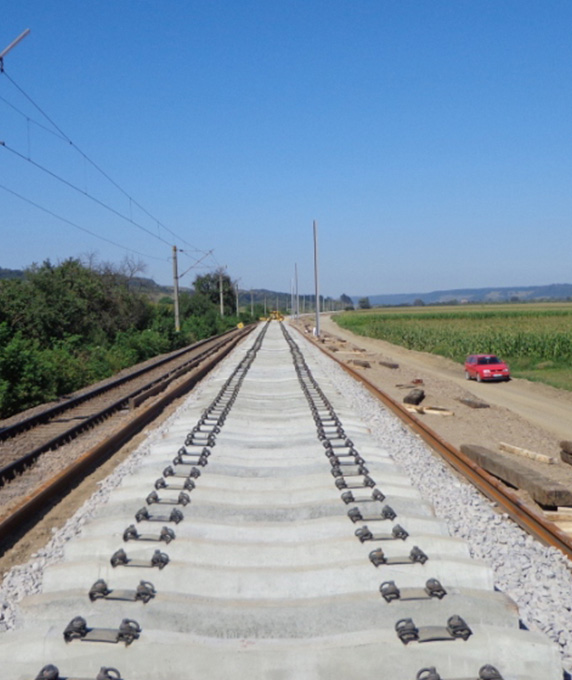 
			Tramos ferroviarios en Rumanía
			
		