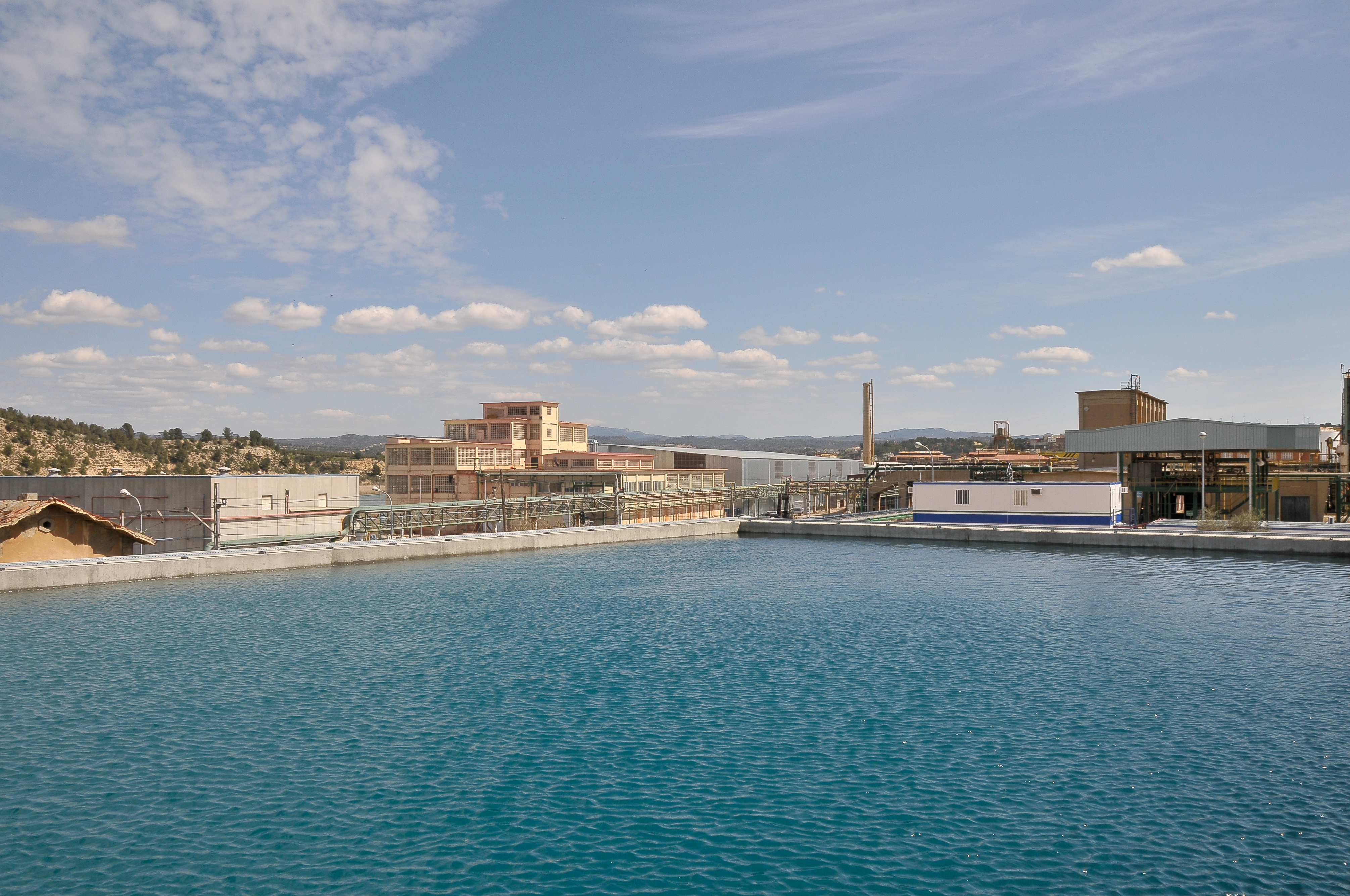 Extracted water for treatment