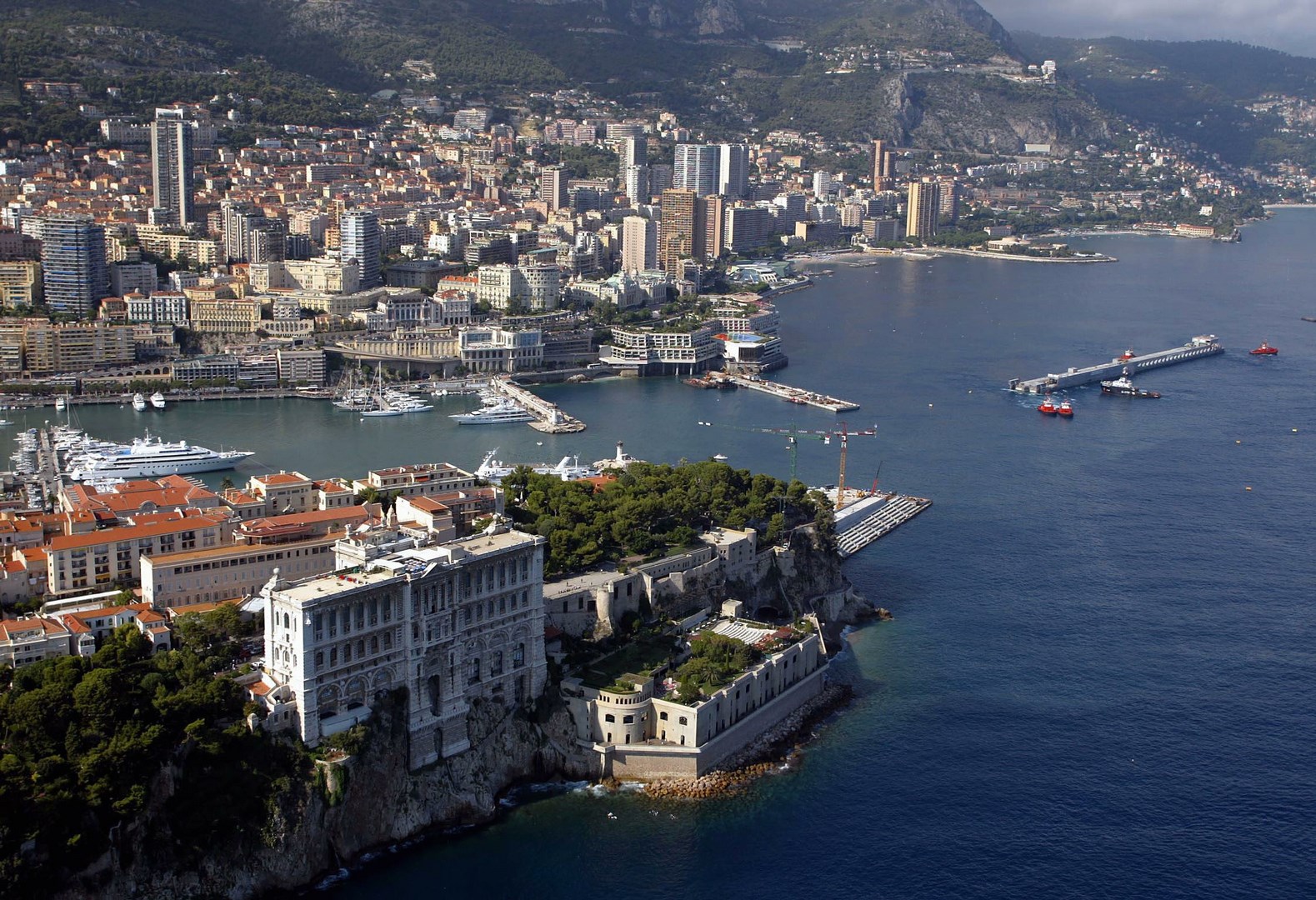 Approaching the port