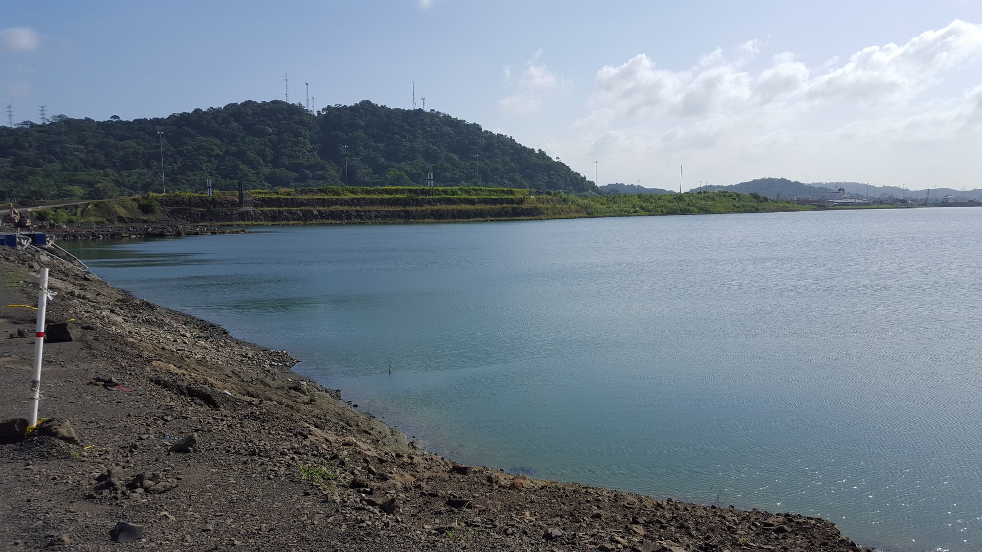 Obras en canal de Panamá aérea
