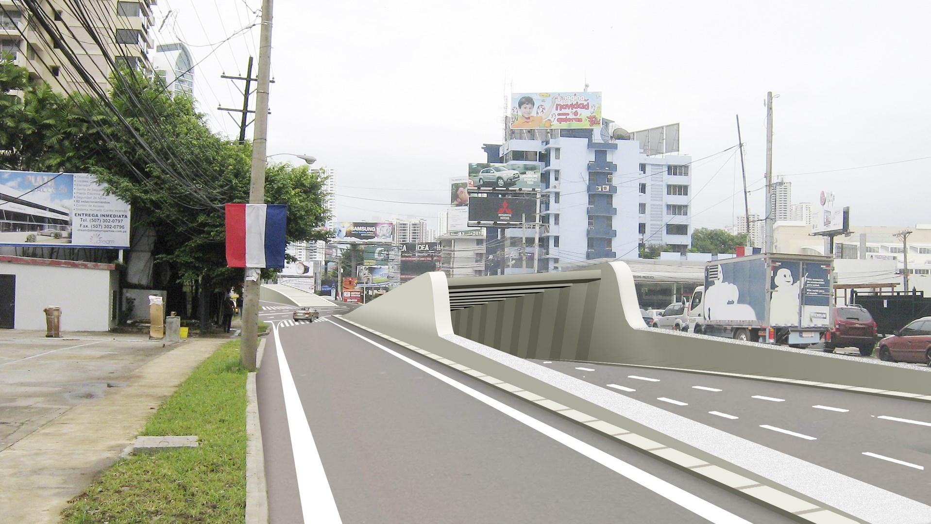 entra túnel Nicanor