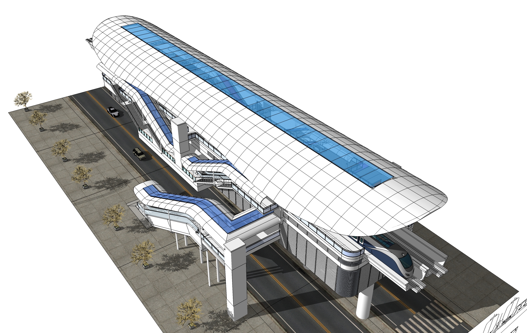 Infografía estación