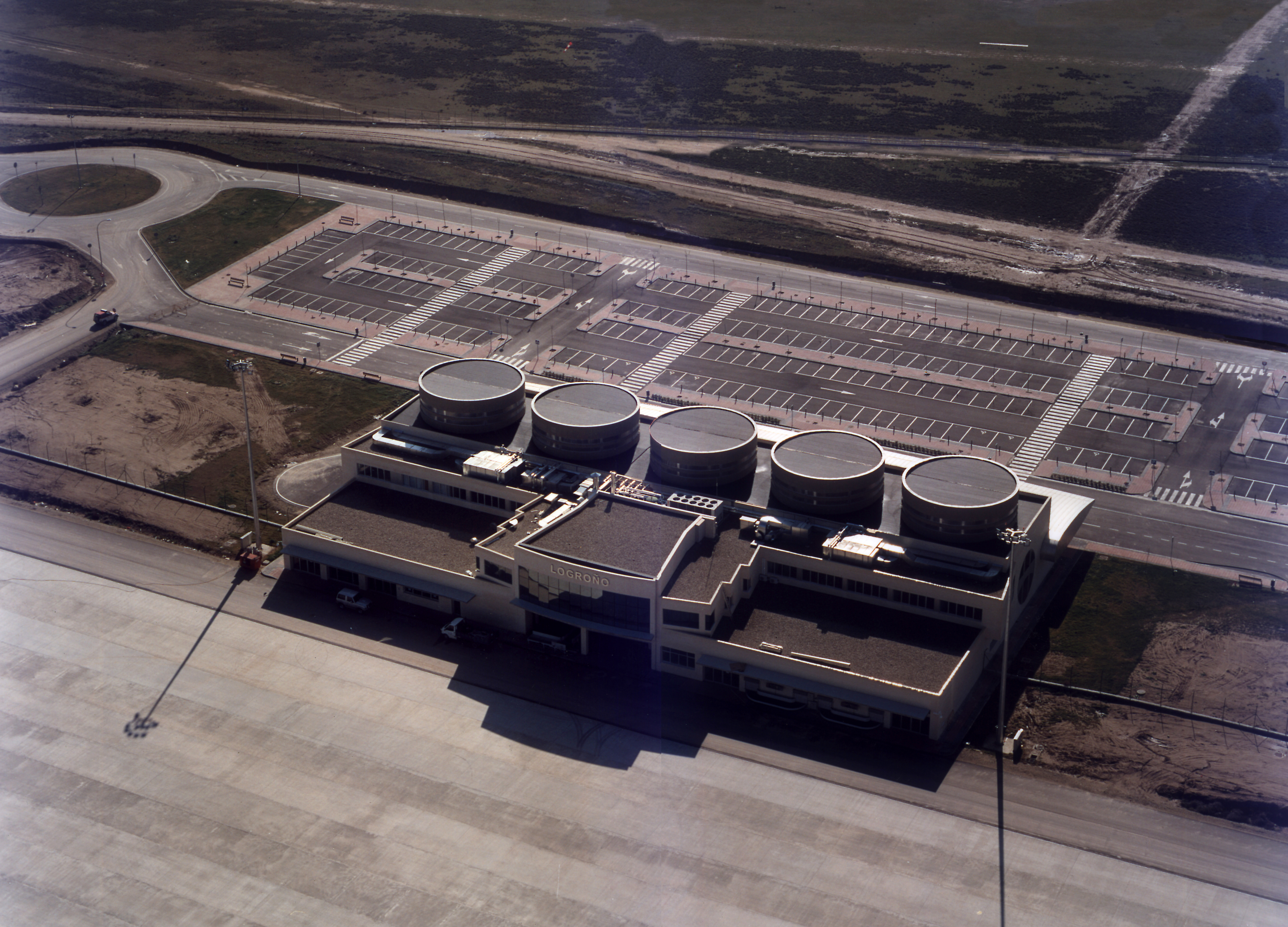 Aeropuerto Logroño vista aerea