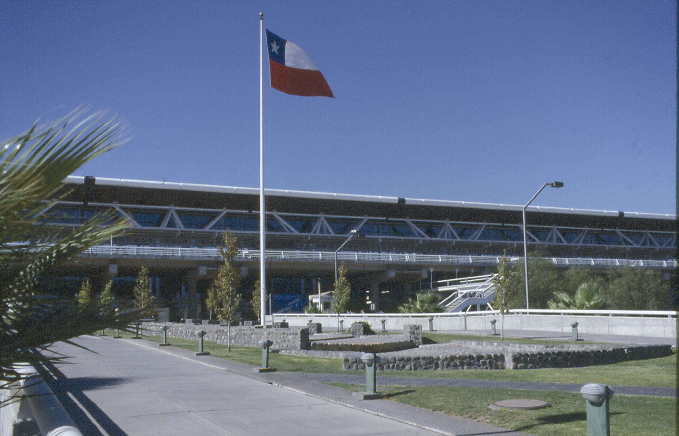 Aeropuerto de Chile bandera