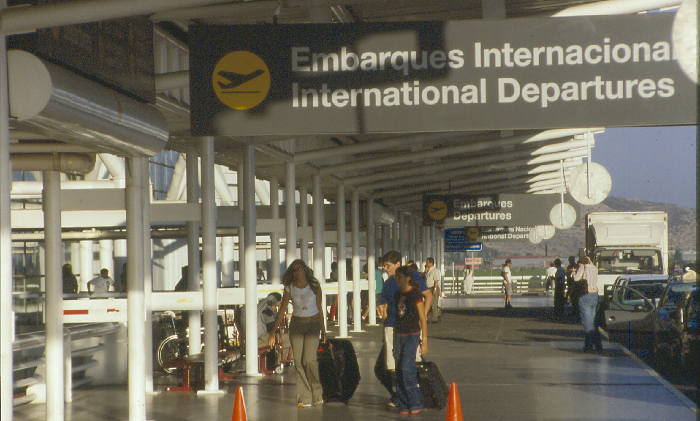 Aeropuerto de Chile embarque internacional