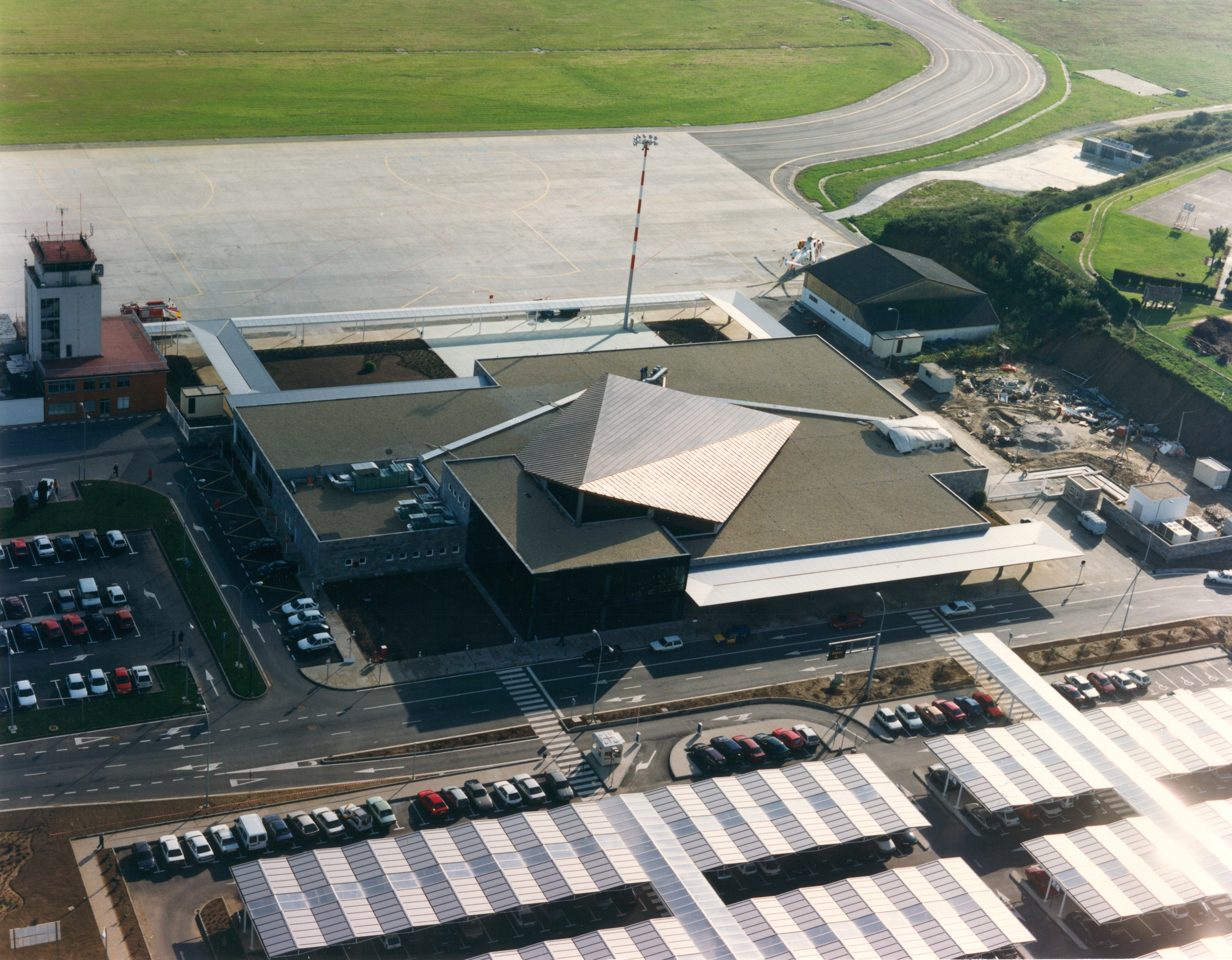 vista aerea aeropuerto la Coruña