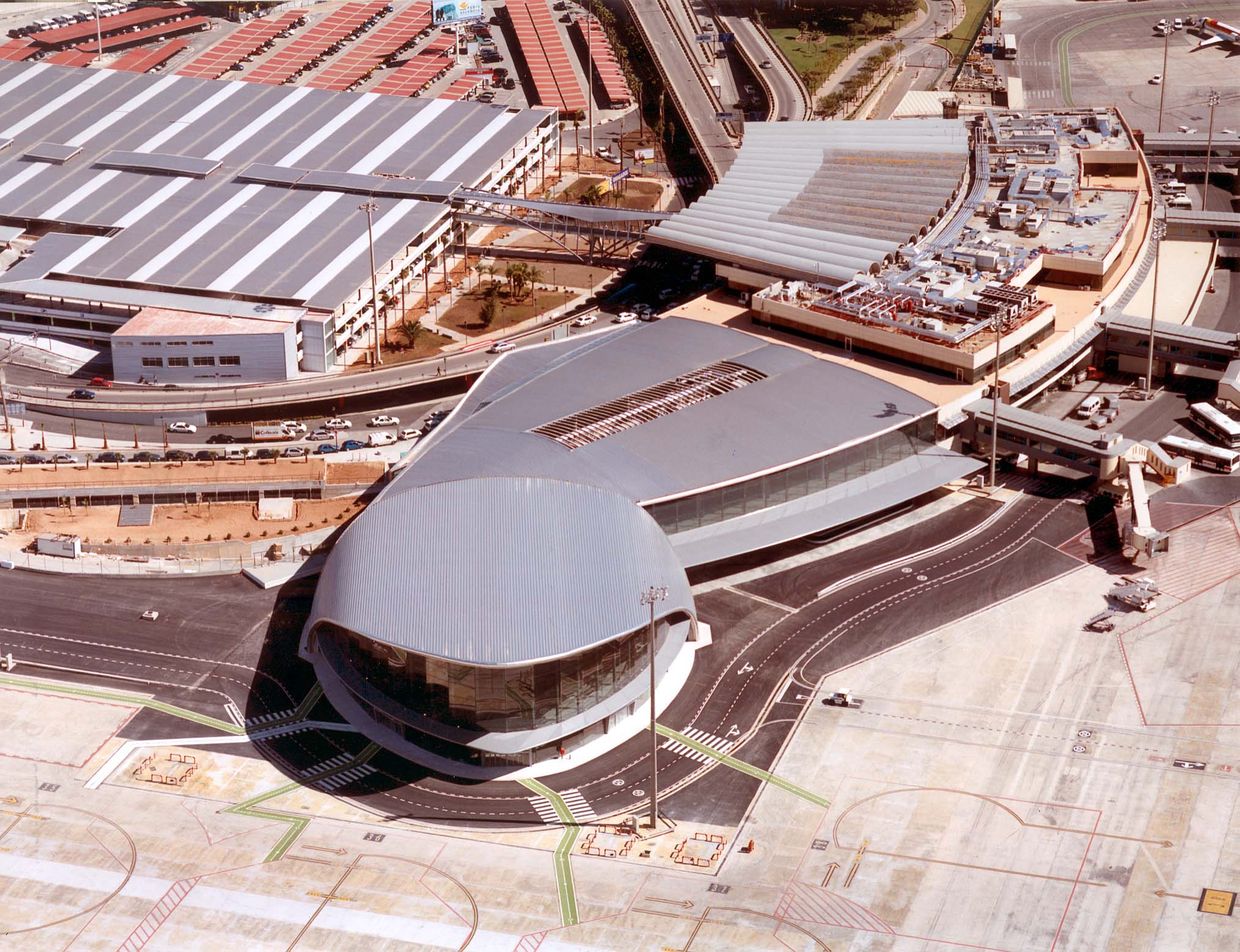 vista aerea aeropuerto Valencia