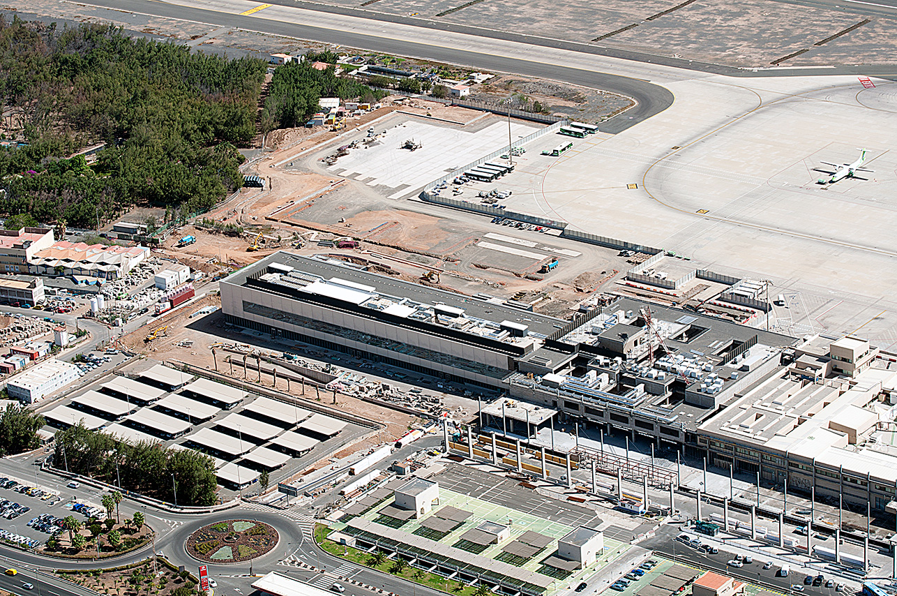vista aerea Las Palmas aeropuerto