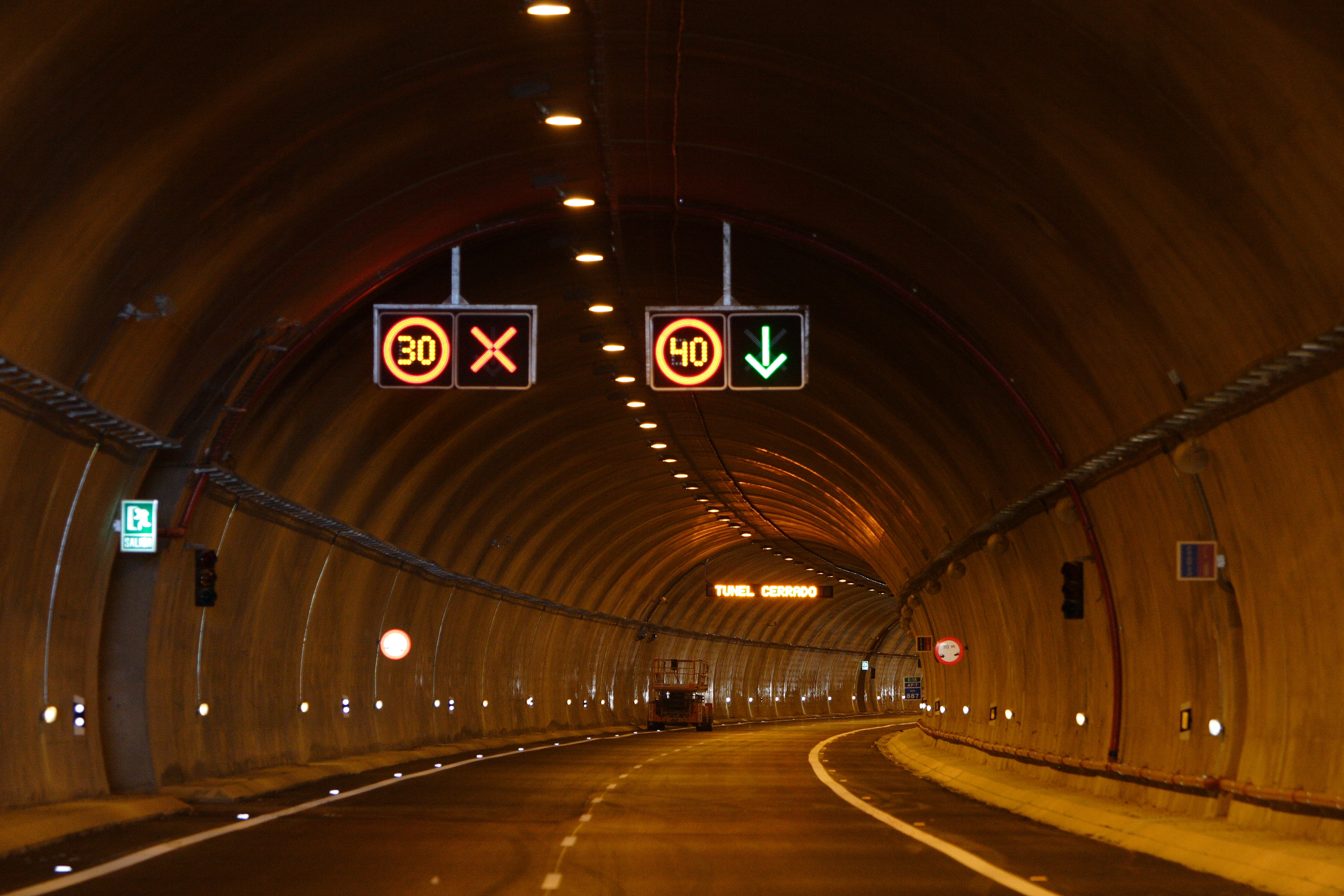 túnel autovía Cartagena Vera