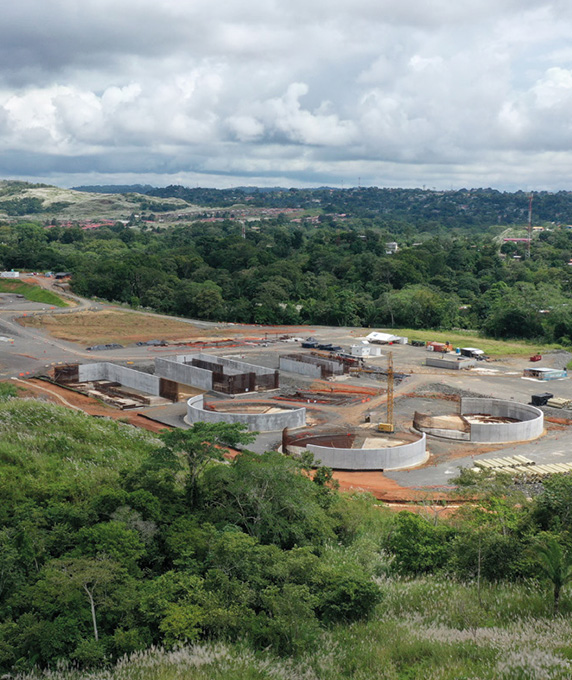 
			
			Wastewater treatment plant Arraiján
		