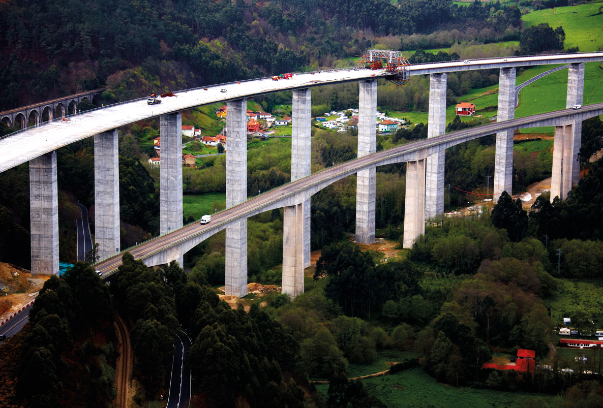 Nuevo viaducto de la Concha de Artedo