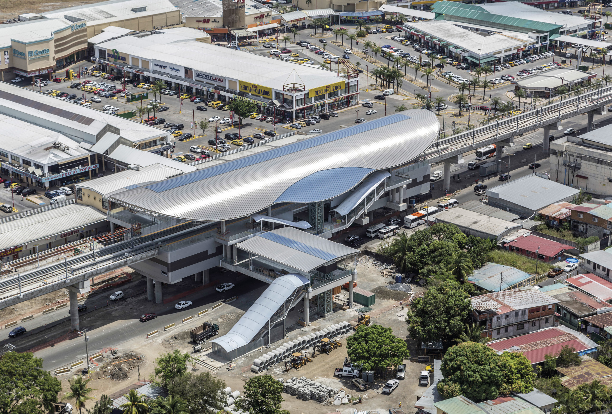 vista aérea estación