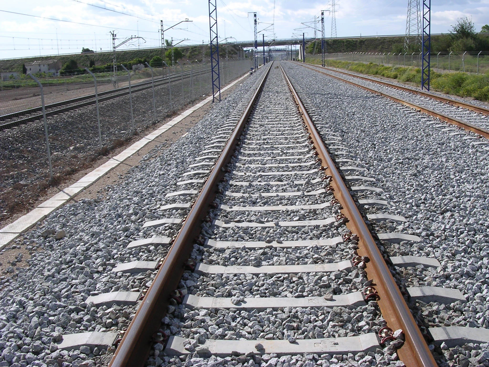 High speed line Madrid-Barcelona French border