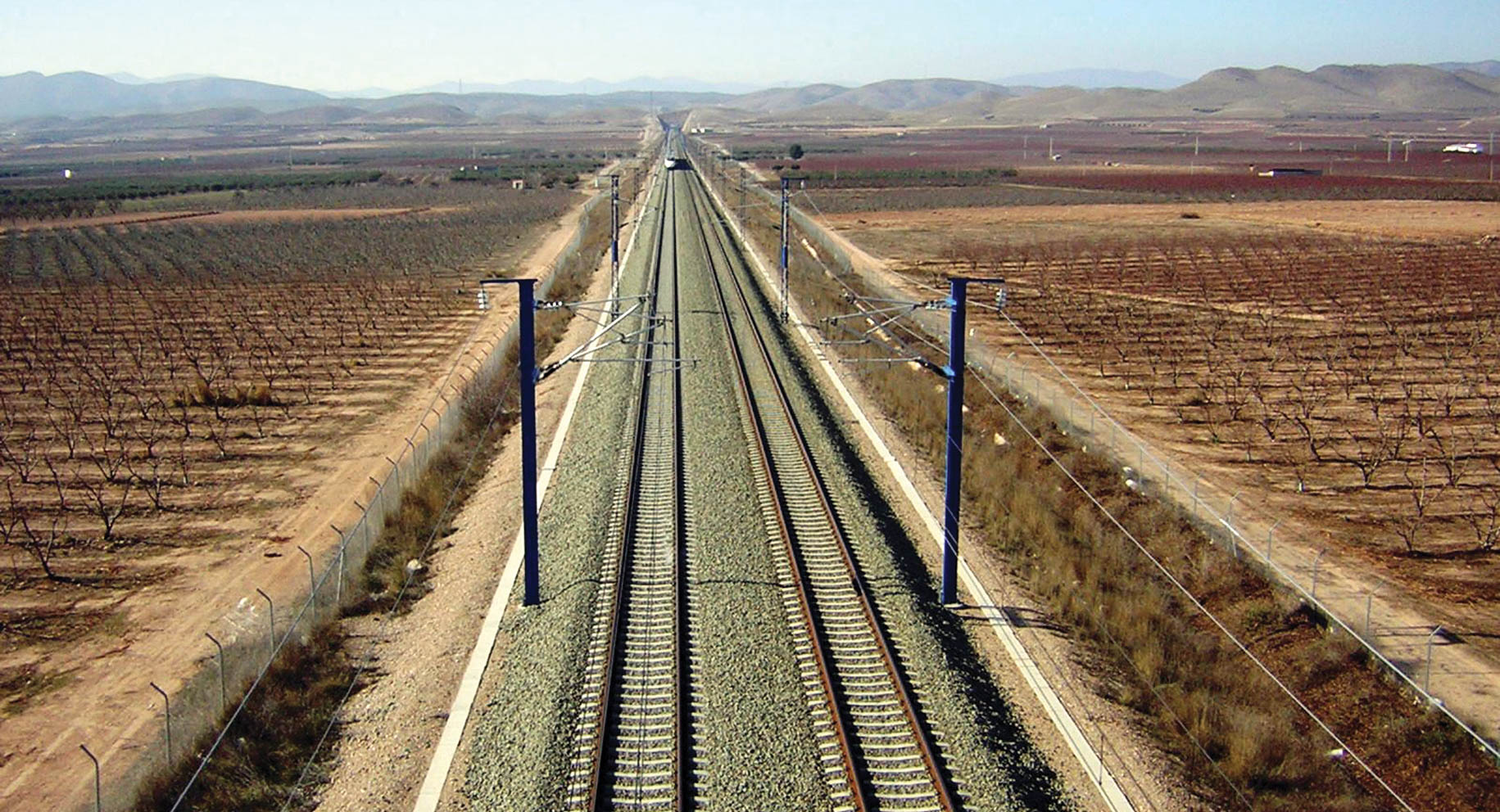 High speed line Madrid-Barcelona French border