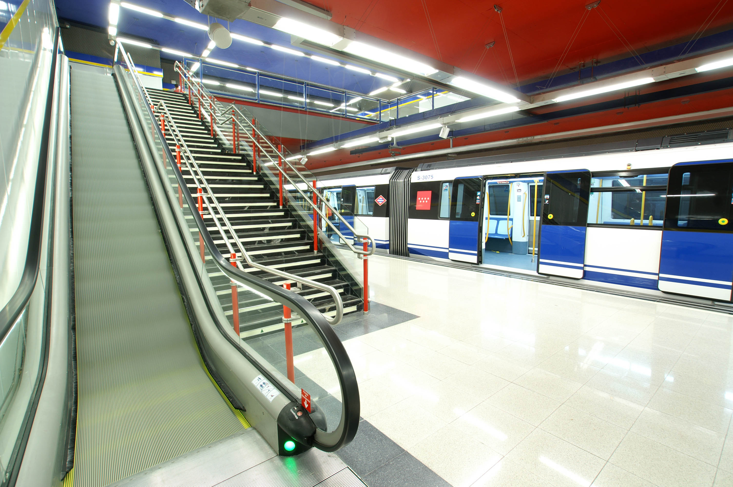 Moncloa Interchange Station Stairs