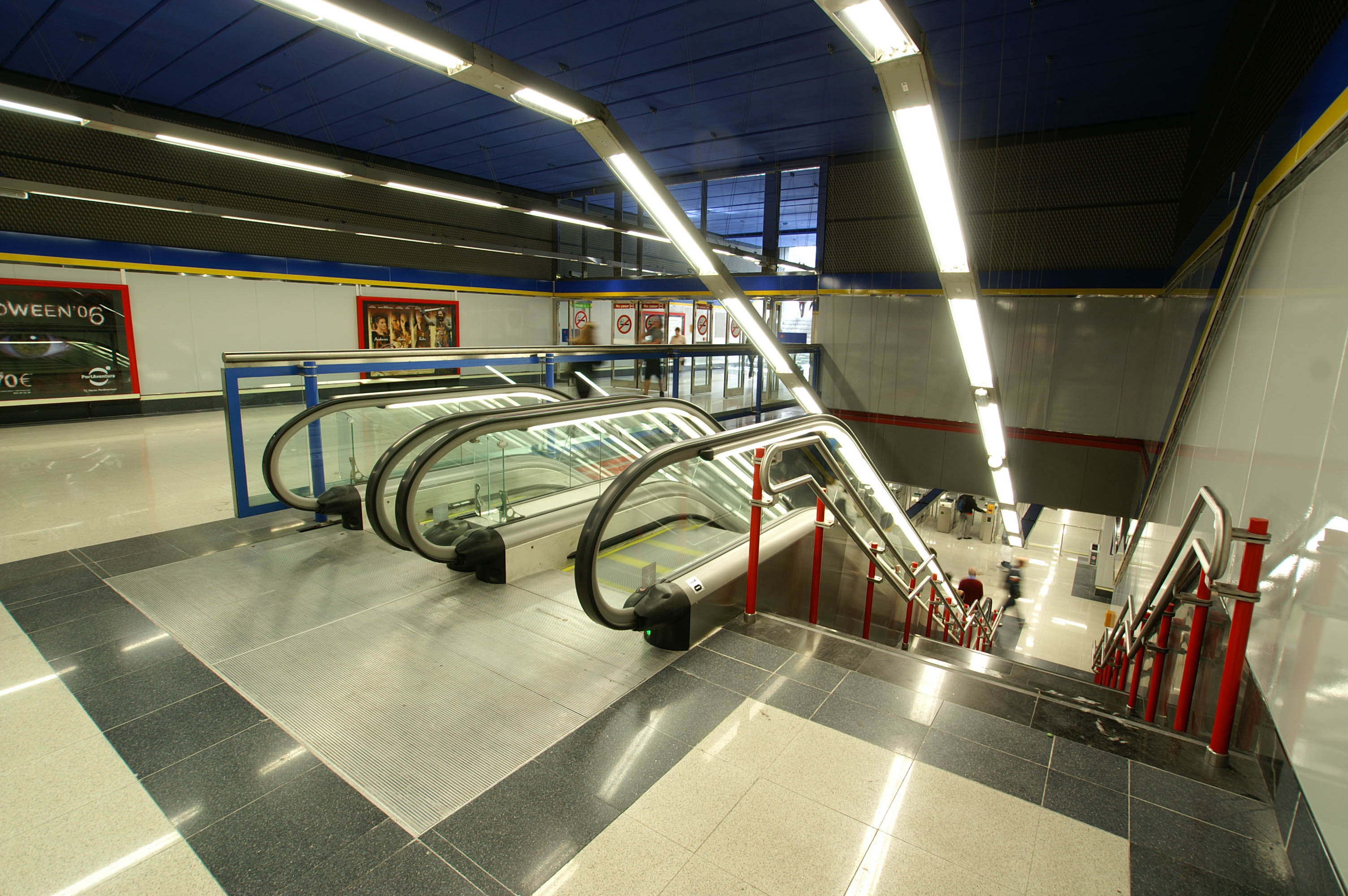 Escaleras Estación Intercambiador Moncloa