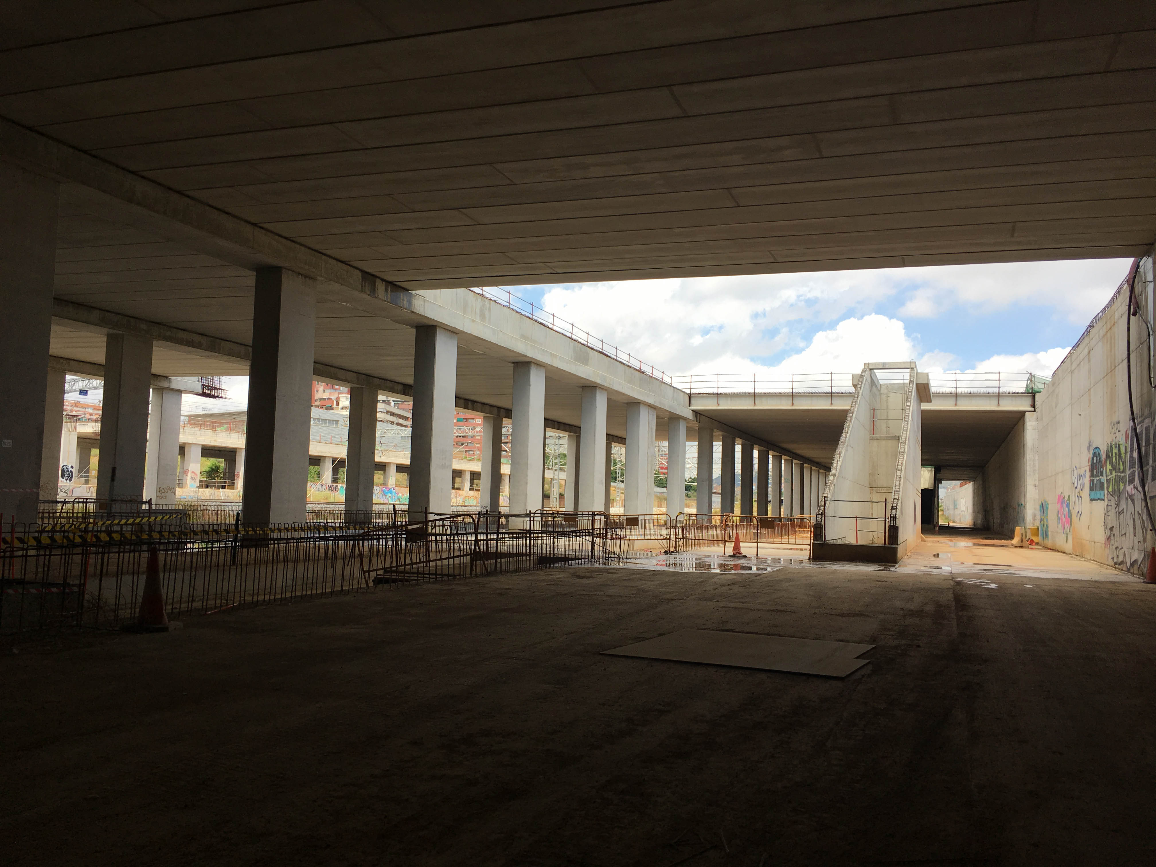 Accesos a la Estación de La Sagrera