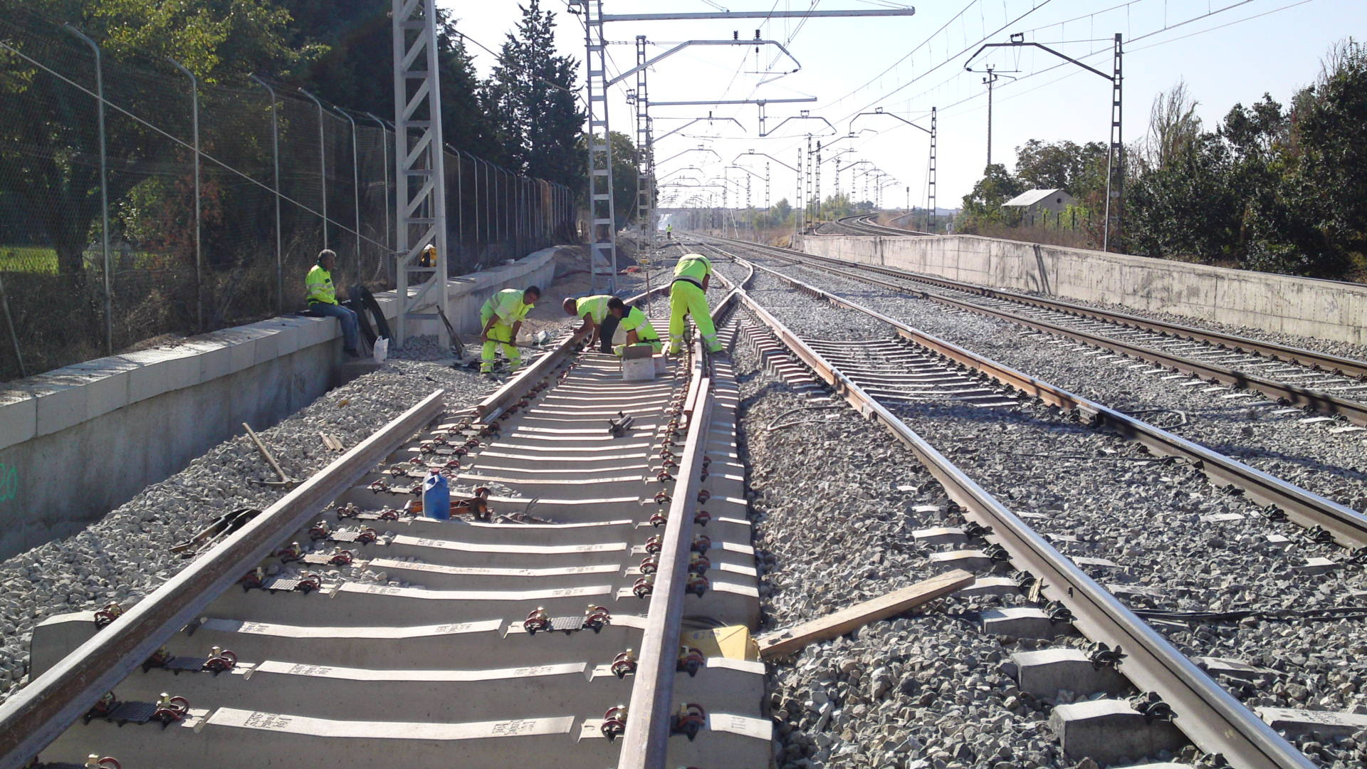 Arterial railway to Palencia